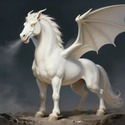 The general footing brought to us by Homer is that a true dragon is white with four spiny legs, a fork-tongued crest, an underslung jaw, golden eyes and breath that burns. That was only for more civilized liegemen; mere boots for us. Think of them as solely oceangoing horses enlarged