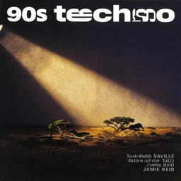 Cover art for an 90s techno single, by Peter Saville, Malcolm Garrett, Jamie Reid