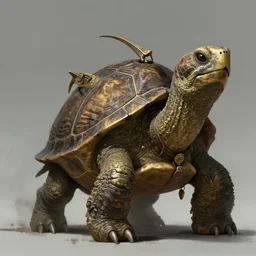ancient turtle god, fantasy monster concept art dungeons and dragons deviantart 4 k masterpiece digital art