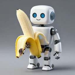 peeled banana is actually a robot