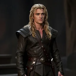Orlando Bloom as Legolas, still from the Broadway musical The Lord of the Rings (1951)
