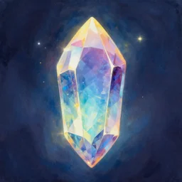 a painterly stylized!! glowing magical gem crystal!! by james gilleard