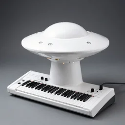 Modular buchla synthesizer white ufo