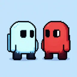 pixel art amogus