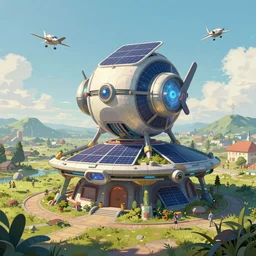 solarpunk, by tyler edlin