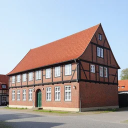 1 8 8 9 big german farmhouse, red bricks, hannover, lower saxony