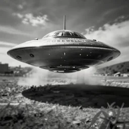 photography of rosewell ufo, x - files, black & white, blurry, security cam footage, found footage
