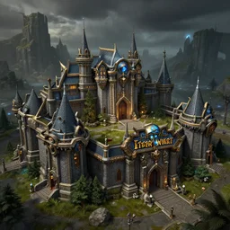 Stormwind city from World of Warcraft, HD 4K, Unreal engine.