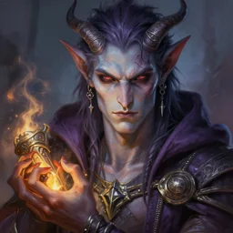 an close up oil art portrait of young handsome pale aasimar, grim dark satyr wizard from gwent cards, young bard with music magic character design from rainbow six siege, 4 k, ultra detail, volumetric lighting, unreal engine, octane render