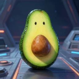avocado - human hybrid on the transporter pad in star trek