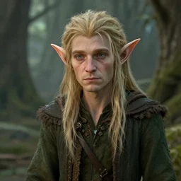 an elf, art by brian froud and alan lee, photographic and hyper realist render, octane render
