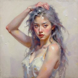 highly detailed liquid oil painting of beautiful godess, impasto, pastel shades, rough canvas textured, fictional character, dynamic pose, top lighting, loose brush strokes, perfect face, hyper detailed, digital painting, artstation, concept art, hyper detailed eyes, top lighting, realistic, art by sam spratt and peter mohrbacher and james jean