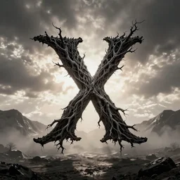 black metal band font, unreadable, looks like varicose veins, symmetrical, rudimentary