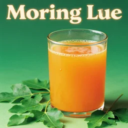 moringa juice, 6 0's jazz fusion, album cover, casiopea, orange color, green, moringa leaves juice