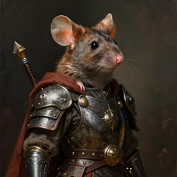 A mouse warrior by luke crane