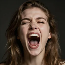 screaming portrait