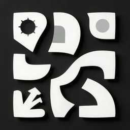 Gertrude Abercrombie, minimalistic graffiti masterpiece, minimalism, 3d abstract render overlayed, black background, psychedelic therapy, artwork by joan miro, trending on ArtStation, ink splatters, pen lines, incredible detail, creative, positive energy, happy, unique, negative space, face, artgerm