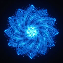 gradient blue luminescent fractal, digital art, octane render, 4k, hd, - - cfg_scale 3 - - steps 5 - - - n 4 - i - S 2814253913