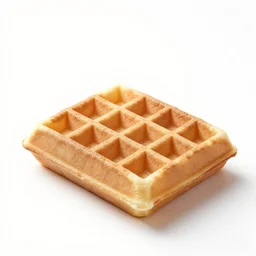 jade waffle, photorealistic, isolated on a pure white background, centered, entire object in frame, sharp focus, soft studio lighting