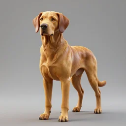 an amber hell hound, symmetrical, highly detailed, digital art, sharp focus, trending on art station