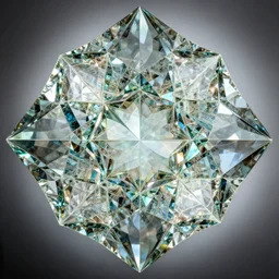 diamond glass art abstract