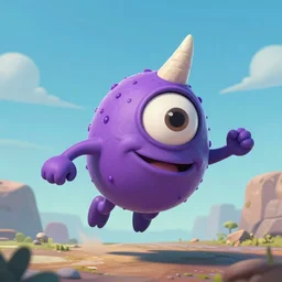 it\'s a one-eyed, one-horned, flying purple people eater