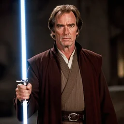 jack nicholson as obi wan kenobi in star wars episode 3, 8k resolution, full HD, cinematic lighting, award winning, anatomically correct