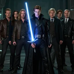 photo full body portrait of morbius holding a lightsaber, depth of field, zeiss lens, detailed, symmetrical, centered, by edward robert hughes, connor hibbs, annie leibovitz and steve mccurry, david lazar, jimmy nelsson, breathtaking, 8 k resolution, extremely detailed, beautiful, establishing shot, artistic, hyperreajlistic, beautiful face, octane render