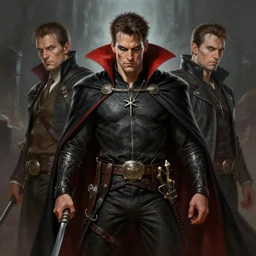 digital _ painting _ of _ van helsing the vampire slayer _ by _ filipe _ pagliuso _ and _ justin _ gerard _ symmetric _ fantasy _ highly _ detailed _ realistic _ intricate _ port