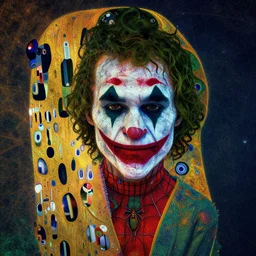giger fractal spider joker portrait, digital art, trending in artstation, cinematic lighting, studio quality, smooth render, unreal engine 5 rendered, octane rendered, art style by klimt and nixeu and ian sprigger and wlop and krenz cushart.