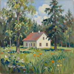 “multiple plot painting by Marija Tiurina”