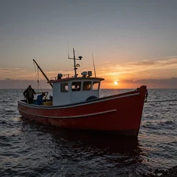 fishing boat embarking on a sea of blood alex grey sunset elemental forces