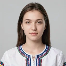 portrait of a ukrainian woman ( 3 5 ) from ukraine in 2 0 2 1, an oil painting by ross tran and thomas kincade