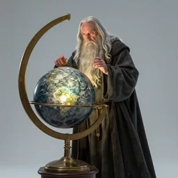 Gandalf pondering his orb by Dan Mumford