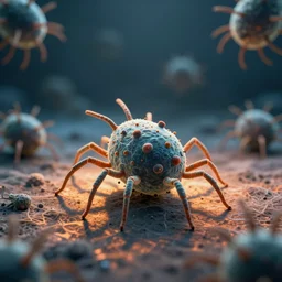 a bacteria on the dance floor