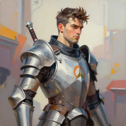 greg manchess portrait painting of partially armored cyper vemades as overwatch character, medium shot, asymmetrical, profile picture, organic painting, sunny day, matte painting, bold shapes, hard edges, street art, trending on artstation, by huang guangjian, gil elvgren, ruan jia, greg rutkowski, gaston bussiere