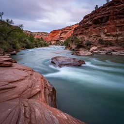 kaskaskia river, kodachrome, long exposure,