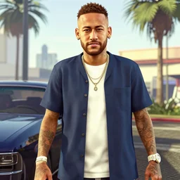character screenshot of neymar in grand theft auto, gta v