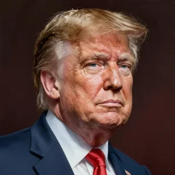 portrait of donald trump, insanely detailed matte painting, by dave mckean
