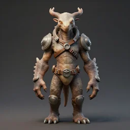 duranki creature, artstation concept art, symetric character rendering in unreal engine