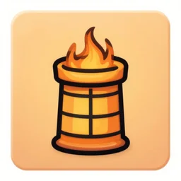 fire wall as skills icon in rpg