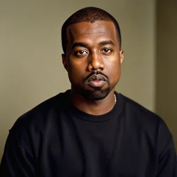 a vintage photograph of Kanye West by Julia Margaret Cameron, portrait, 40mm lens, shallow depth of field, split lighting