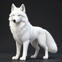 award winning beautiful portrait commission of a male furry anthro albino wolf fursona with a tail and a cute beautiful attractive detailed furry face wearing stylish black, orange and blue cyberpunk biker clothes standing on top of a high rise in a cyberpunk city at night while it rains. Character design by charlie bowater, ross tran, artgerm, and makoto shinkai, detailed, inked, western comic book art