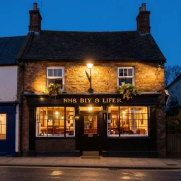 a night in a pub in rural england photograph