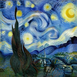 the meaning of life, philosophical painting by Van Gogh, trending on artstation