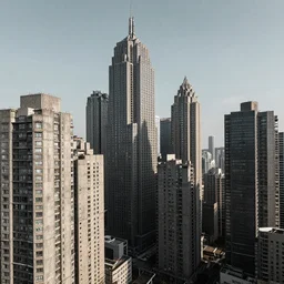 never ending brutalist skylines, concrete jungle