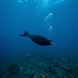 A bird in the deep sea abyss of the Mariana Trench