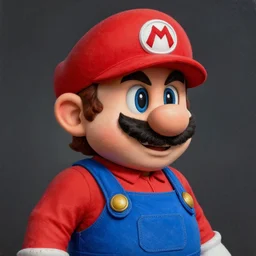 portrait of real life super mario, red cap, gritty, dark, beautiful, very detailed, hyperrealistic, medium shot, very detailed painting by Glenn Fabry, by Joao Ruas