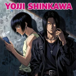 yoji shinkawa and cyberpunk book worm.