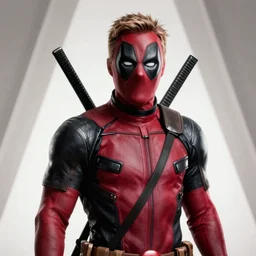 Ryan Gosling as deadpool, no mask, fantasy, powerful, elegant, intricate, beautiful lighting, volumetric lighting, highly detailed, artstation, sharp focus, no cropping, by Stanley Artgerm Lau, greg rutkowski, thomas kindkade, alphonse mucha, loish, norman Rockwell